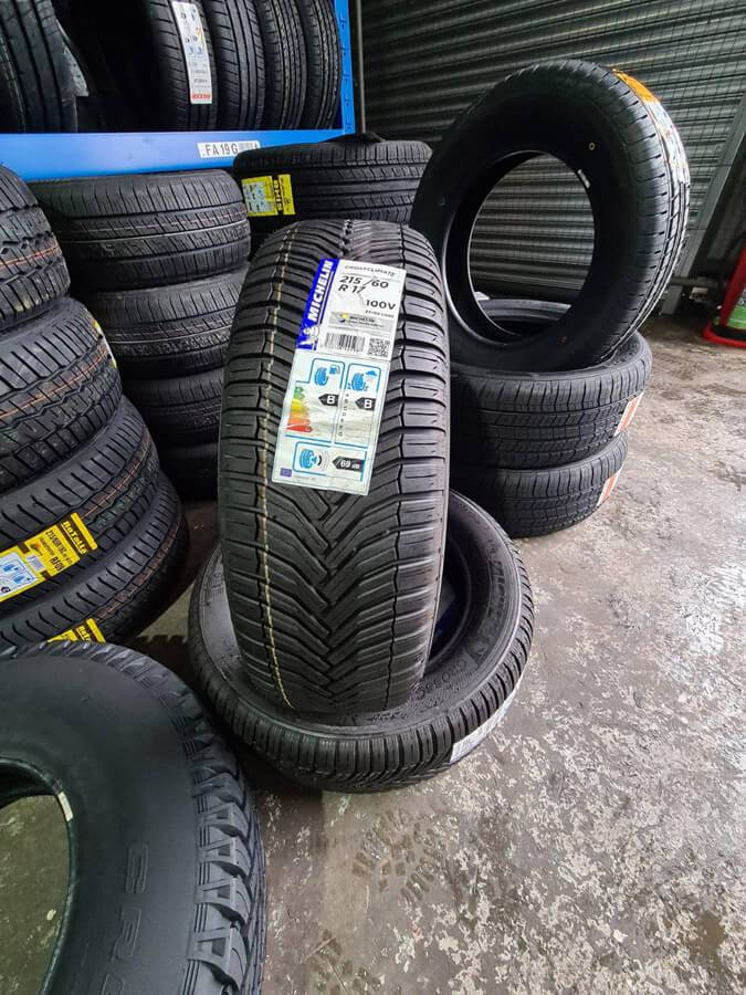 car tyres ready for use